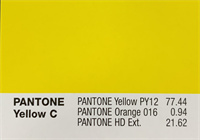 PANTONE Amarelo C