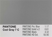 PANTONE Cinza Frio 7C