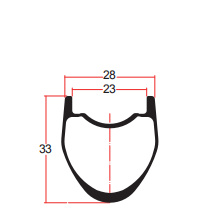 Desenho do aro de cascalho LZX33