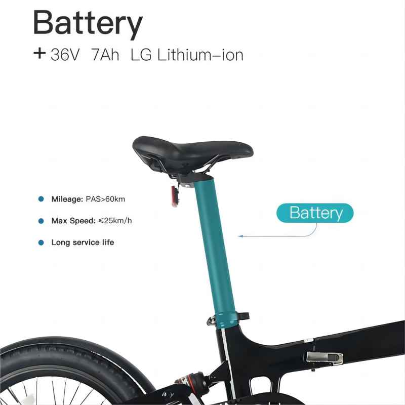 Bicicleta Elétrica Dobrável LCE-XO-3