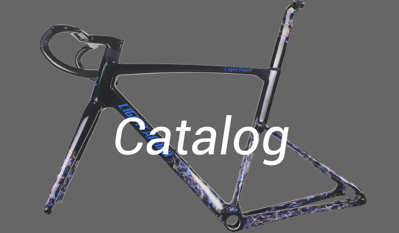 Catálogo eletrônico de quadro de bicicleta e rodas de carbono LightCarbon